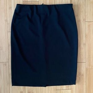Rockabilly Pinup Vintage Vixen Bombshell Style Classic Black Pencil Skirt~New~14
